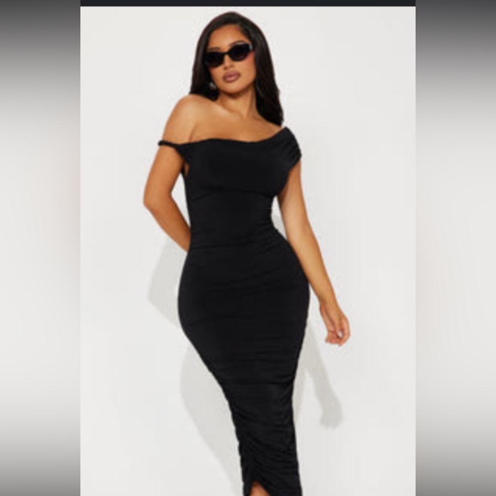 Fashion nova blind date one shoulder dress